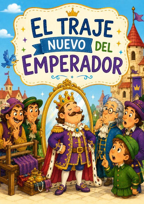 Portada de El traje nuevo del emperador