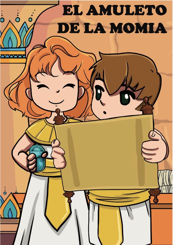 Portada de El amuleto de la momia
